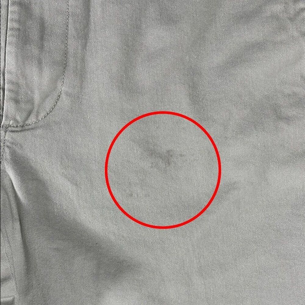 J. Crew mens stone khaki basic flat front 8.5" inseam chino shorts - size 33 - Picture 7 of 12